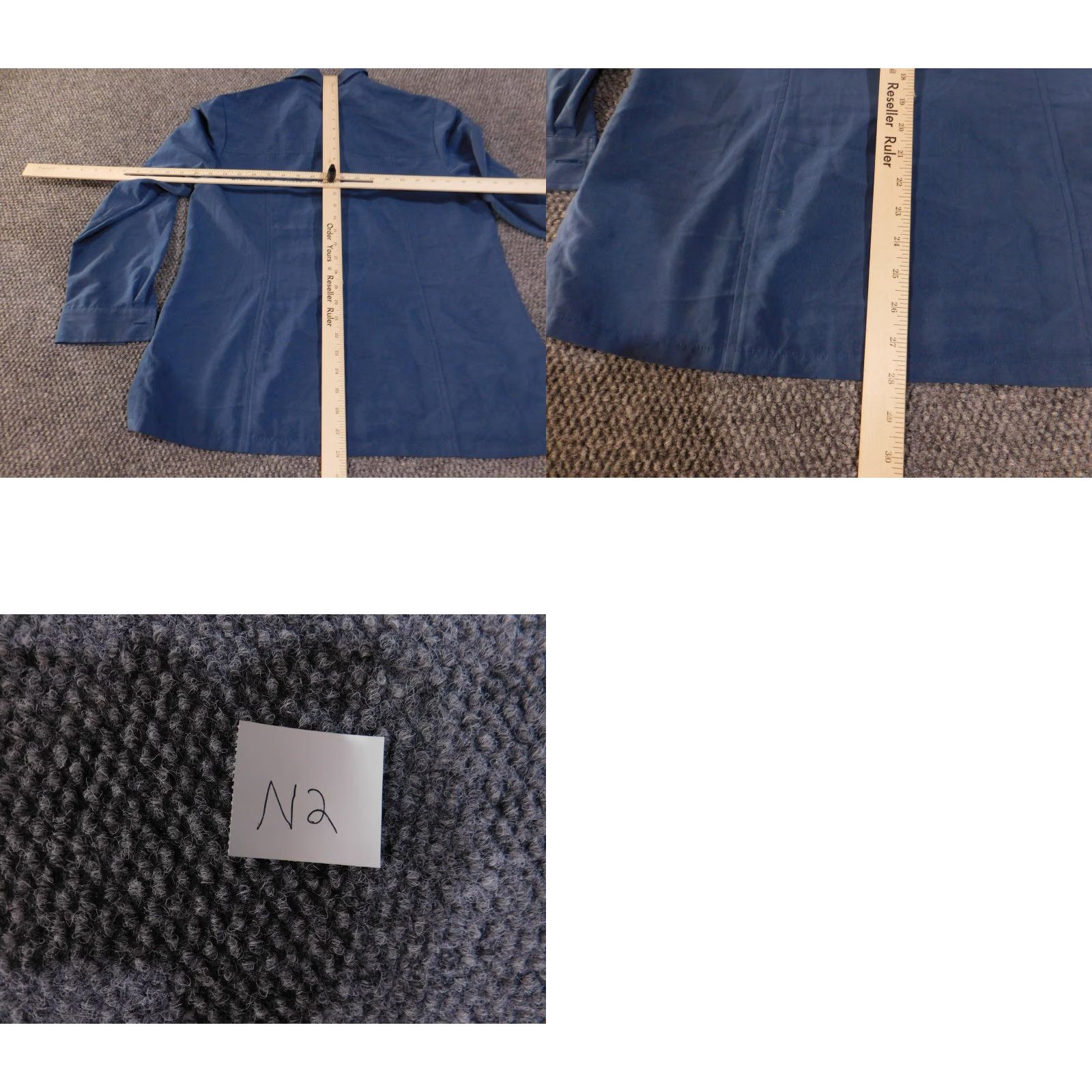 Coldwater Creek VINTAGE? No, item not vintage. Title should be: Coldwater Creek Shirt Womens Large Blue Collared Button Front Long Sleeve Tunic Size XL / US 12-14 / IT 48-50 - 9 Thumbnail