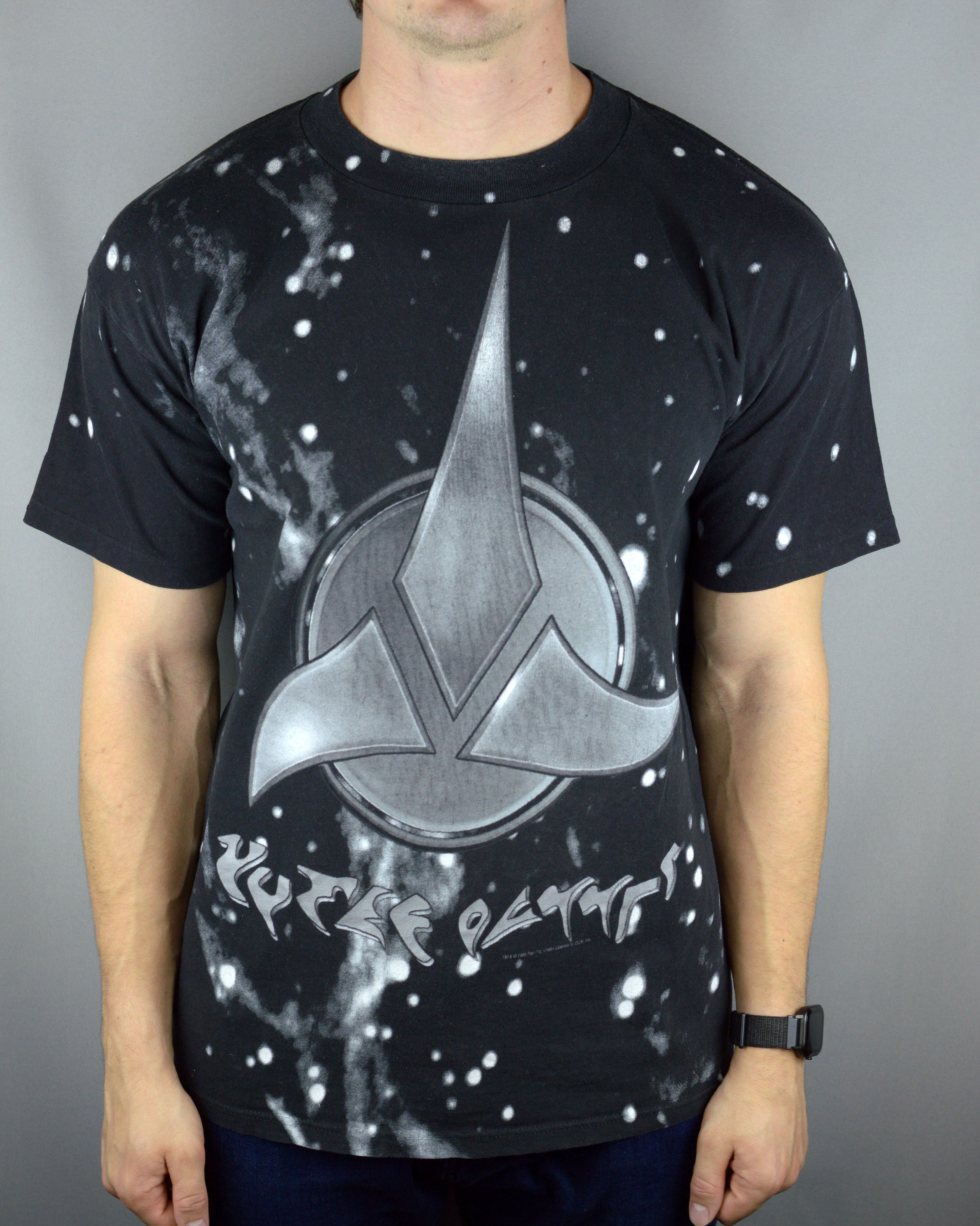 Vintage Vintage Star Trek Klingon Defence Force 1995 t shirt Size US L / EU 52-54 / 3 - 1 Thumbnail