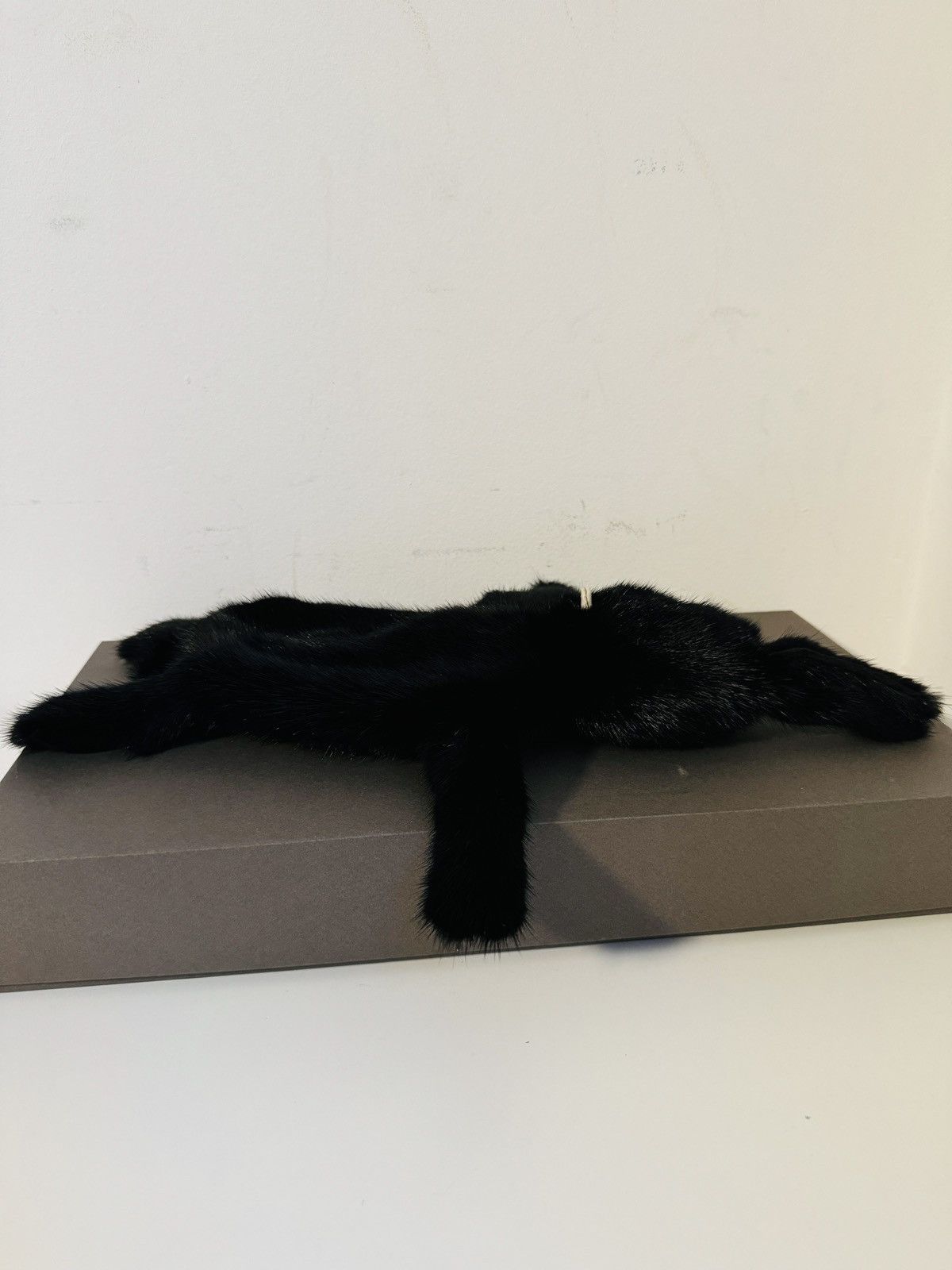 Rick Owens MINK | FAT BUNNY | BLACK Size ONE SIZE - 3 Thumbnail