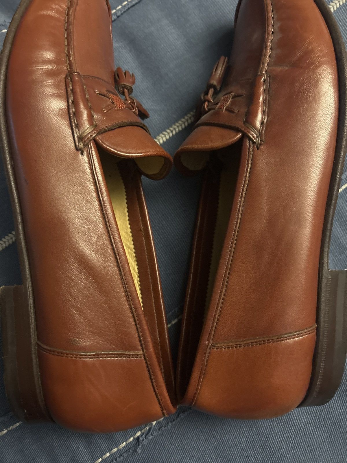 Santoni Santoni Authentic Italian Leather Loafers Size US 11 / EU 44 - 2 Thumbnail