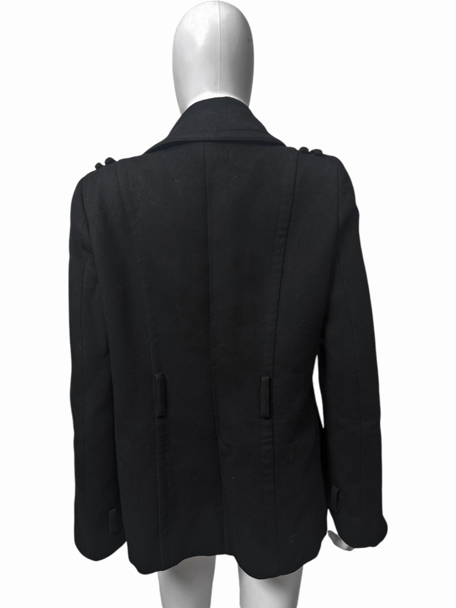 Roberto Cavalli F/W 2009 Chiffon Black Jacket Size L / US 10 / IT 46 - 3 Thumbnail