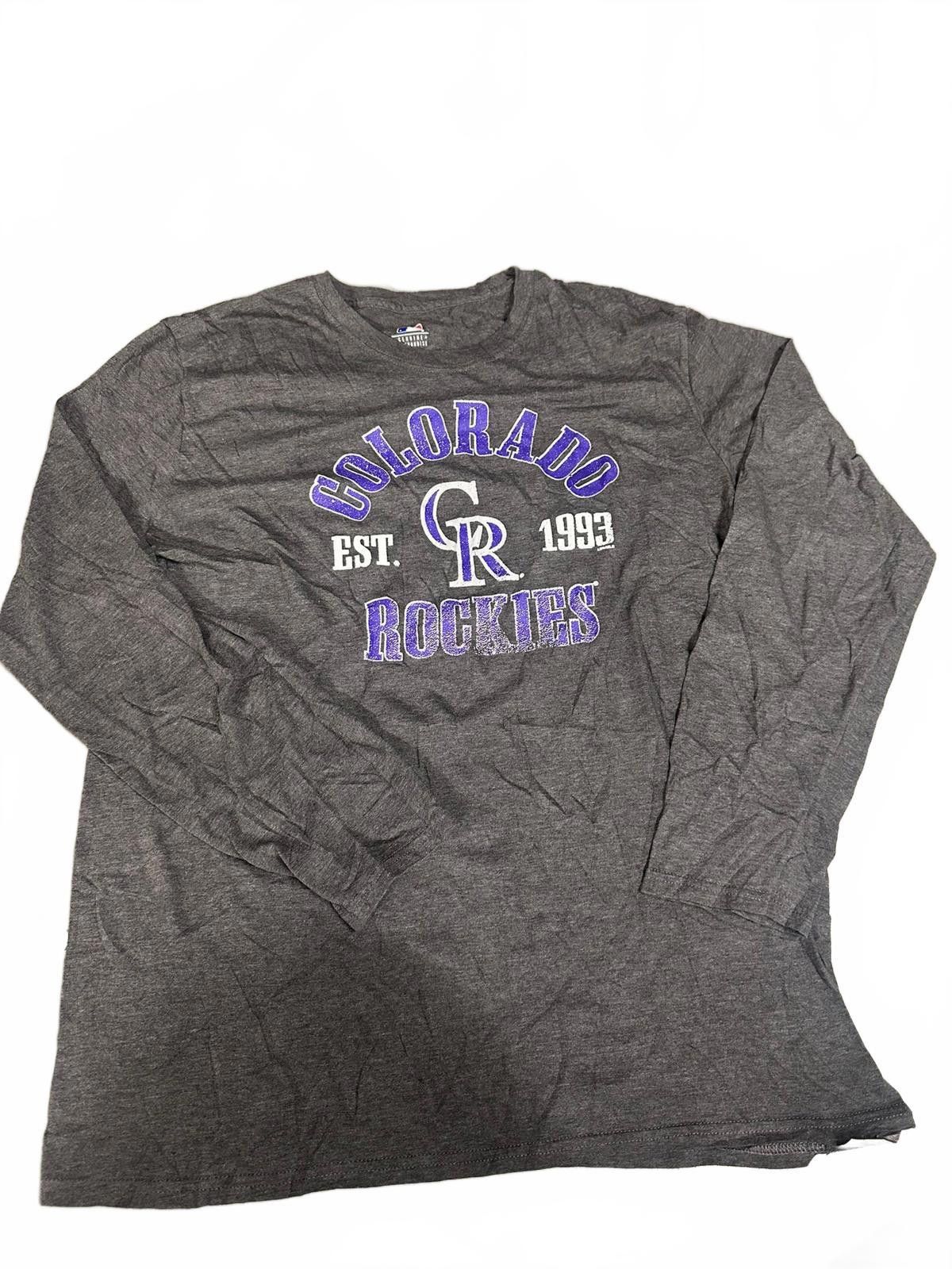 MLB Colorado Rockies Long Sleeve Tee - Est. 1993 Size US L / EU 52-54 / 3 - 2 Thumbnail