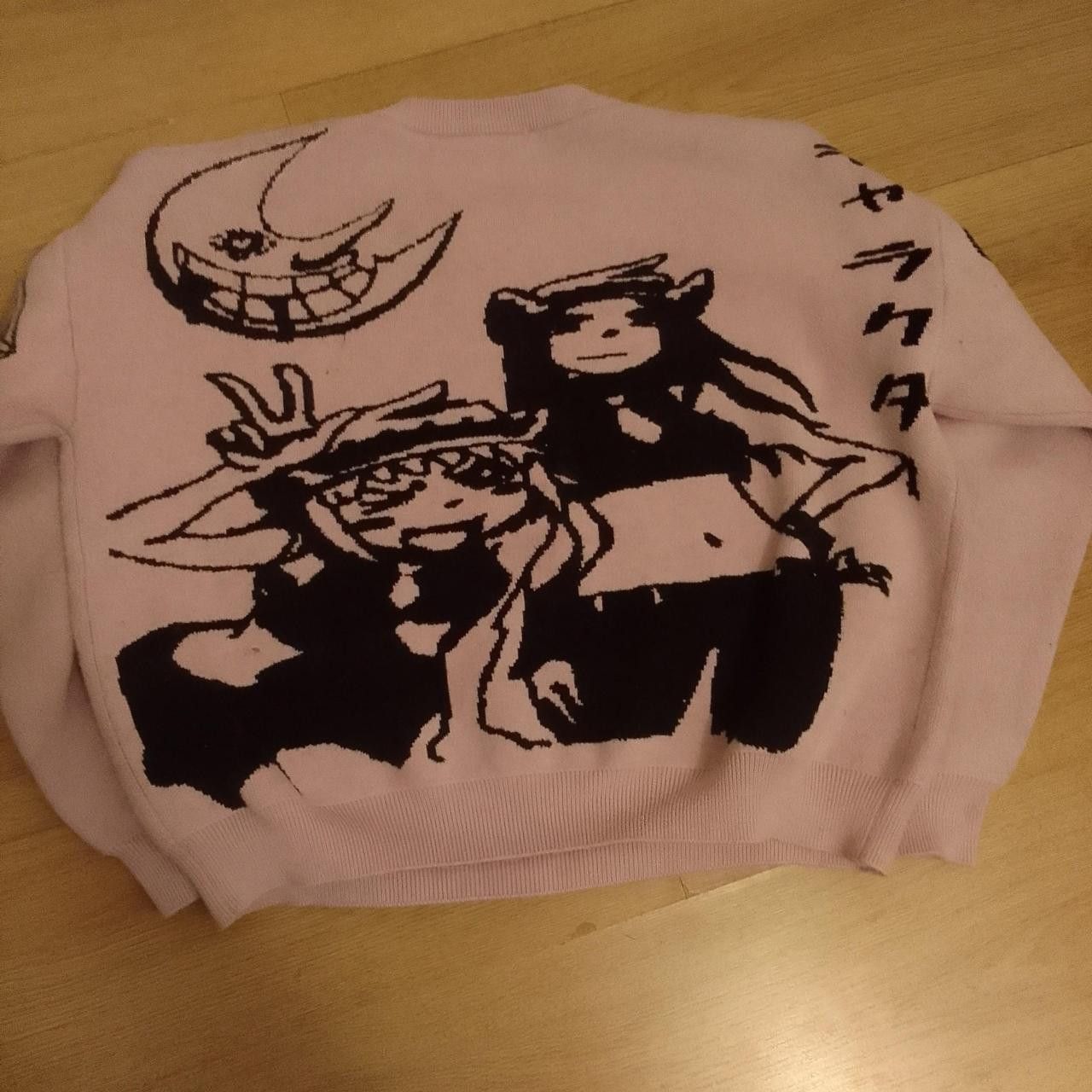 Other Y2k Black and Purple Sora Clothing Sweater Size L / US 10 / IT 46 - 3 Thumbnail