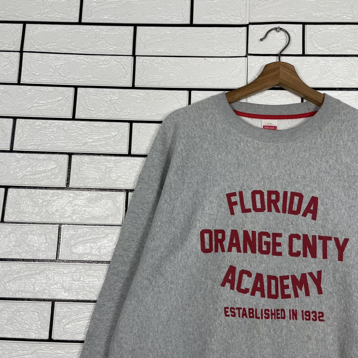 Japanese Brand Florida Orange CNTY Academy Sweatshirt Size US L / EU 52-54 / 3 - 6 Thumbnail