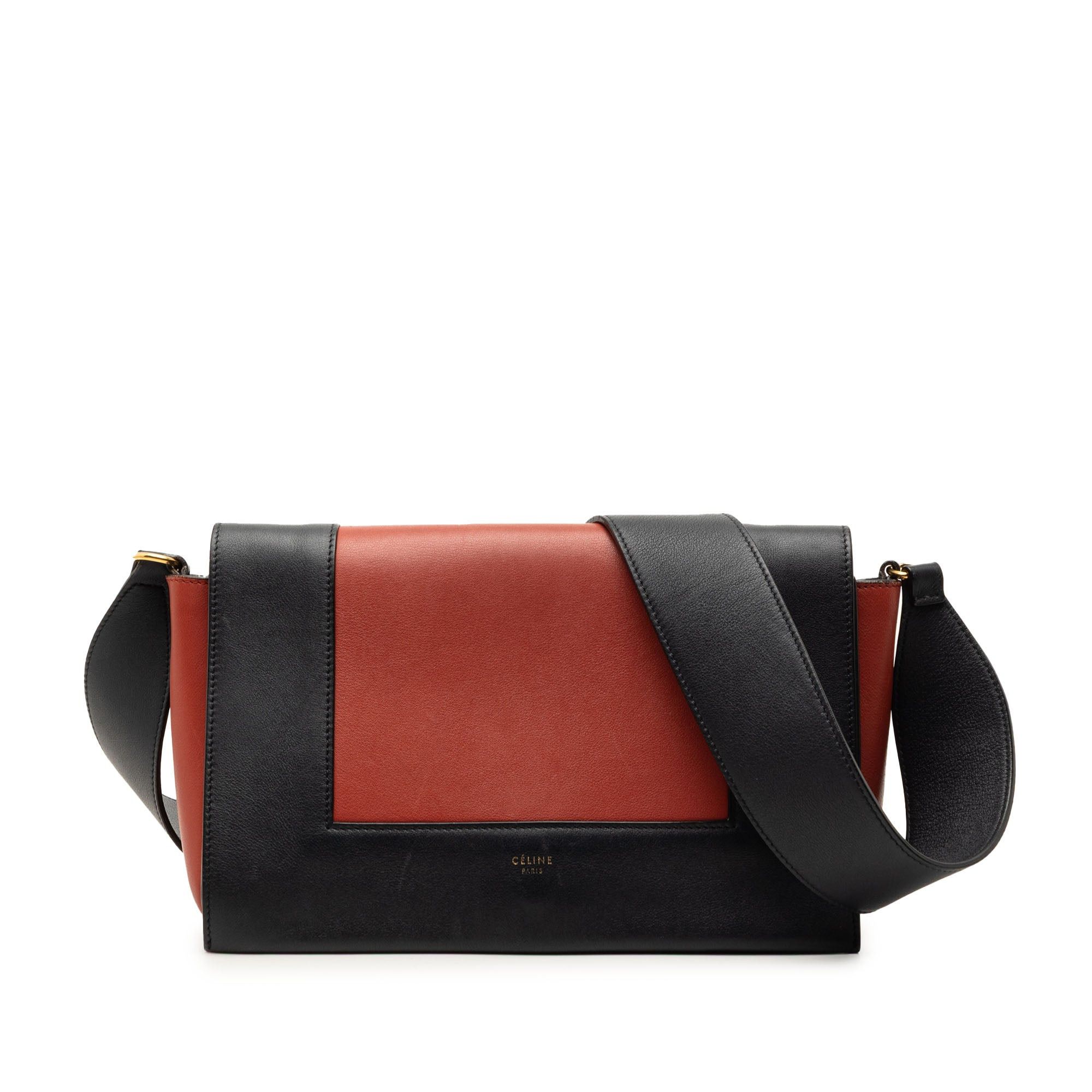Celine Medium Shiny Smooth Calfskin Frame Shoulder Bag Size ONE SIZE - 1 Thumbnail