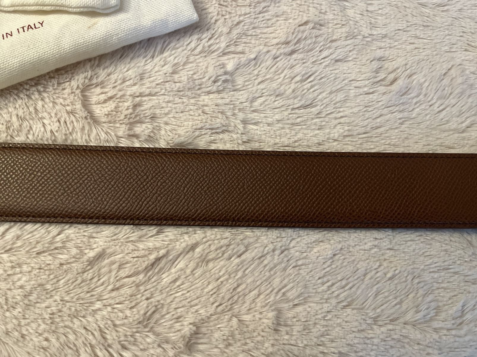 Salvatore Ferragamo Ferragamo Gancini Keeper Belt 34 in / Brown – Never Used Size 34 - 4 Thumbnail