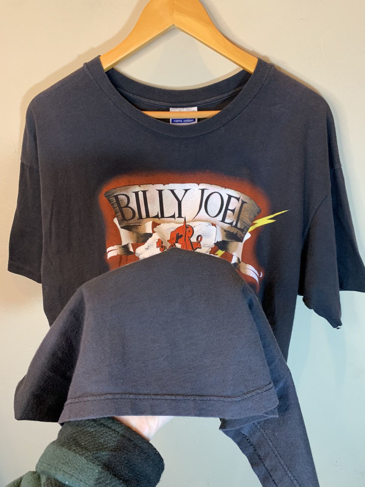 Band Tees × Vintage *RARE* Vintage 1990 Billy Joel Storm Front Tour T-Shirt - XL Size US XL / EU 56 / 4 - 6 Thumbnail