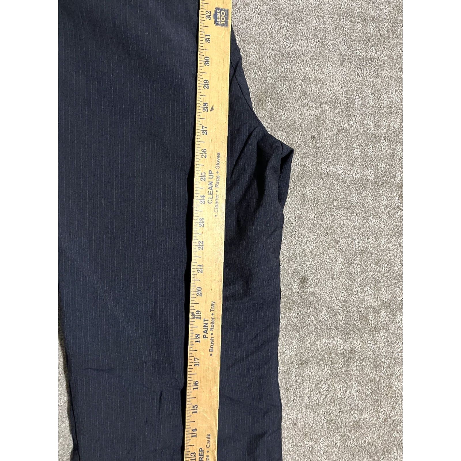 Banana Republic VINTAGE Banana Republic pants Mens Flat Front 29x27 Black Y2K Classic Fit Size US 29 - 6 Thumbnail