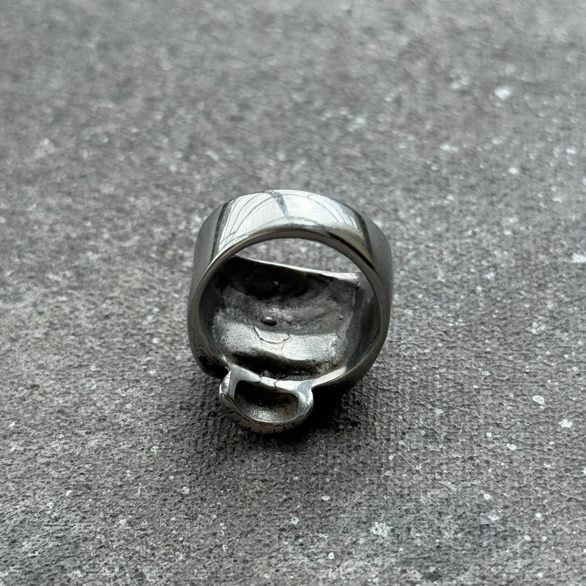 20471120 × Japanese Brand Skull Vintage Gothic Silver Ring Size ONE SIZE - 5 Thumbnail