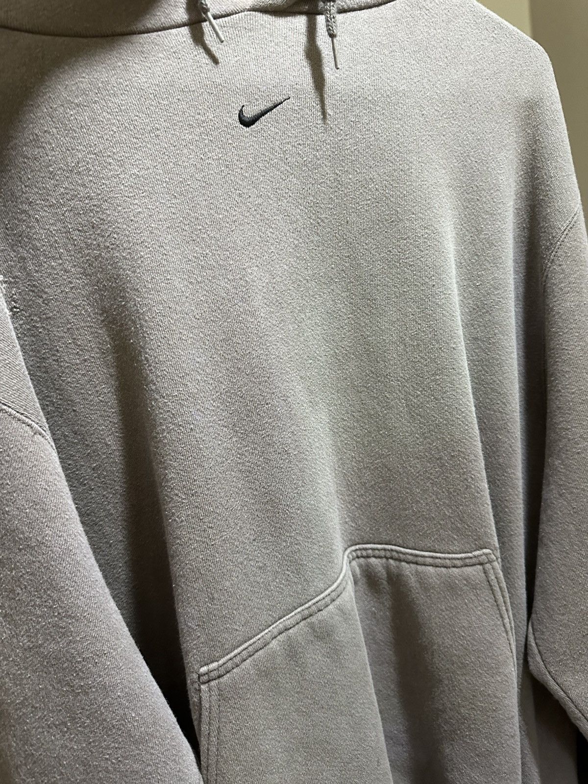 Nike 90’s Nike Center Swoosh Hoodie - Grey Size US XL / EU 56 / 4 - 2 Thumbnail