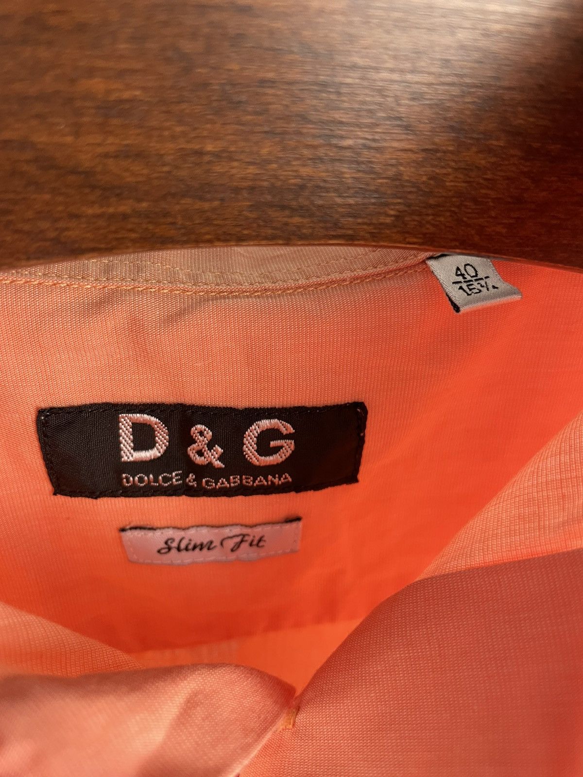 Dolce & Gabbana Dolce & Gabbana vintage shirt size 15 3/4 Size US L / EU 52-54 / 3 - 5 Thumbnail