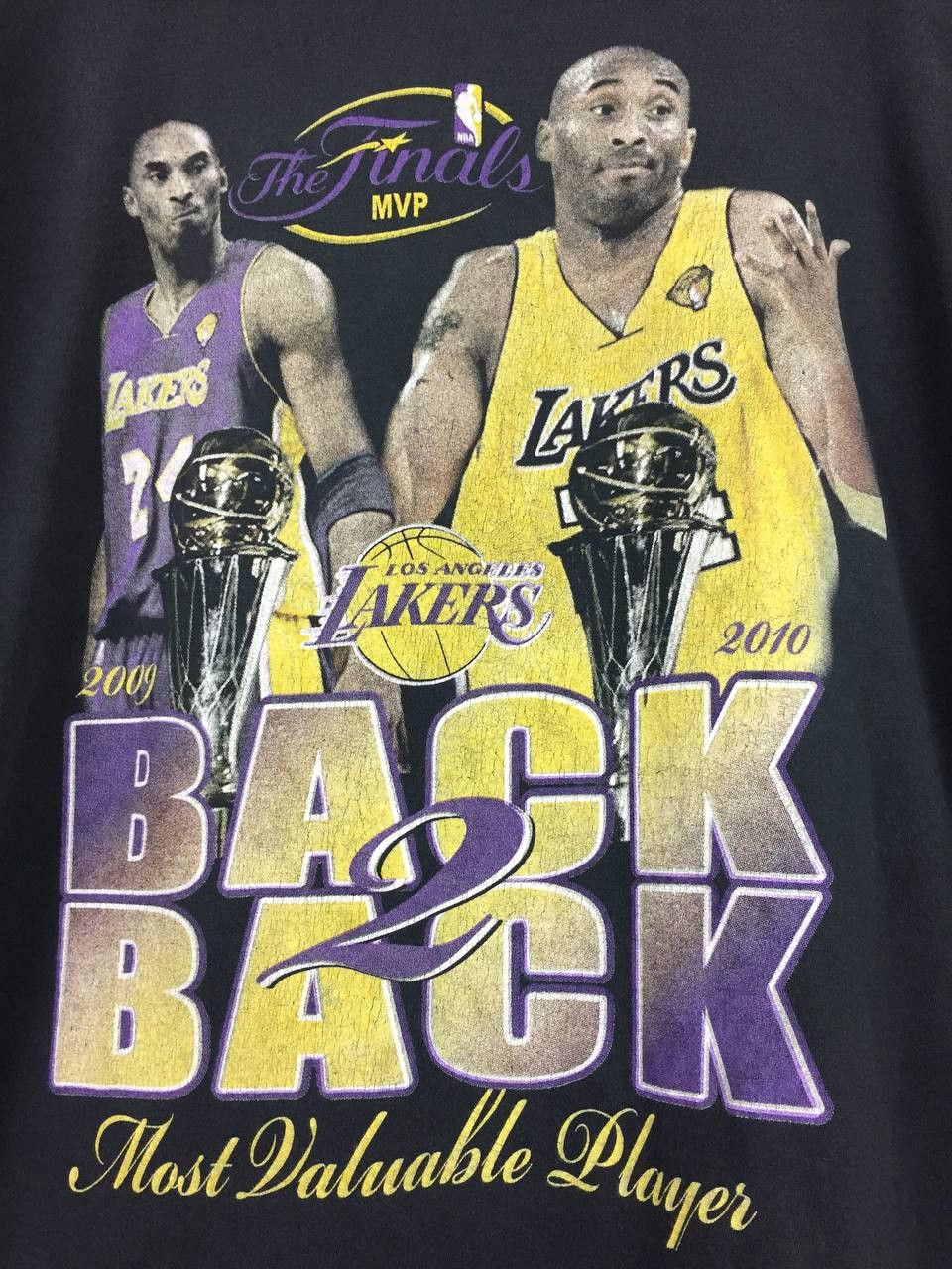 NBA L.A Lakers Kobe Bryant Back To Back NBA MVP Tee Size US L / EU 52-54 / 3 - 4 Thumbnail