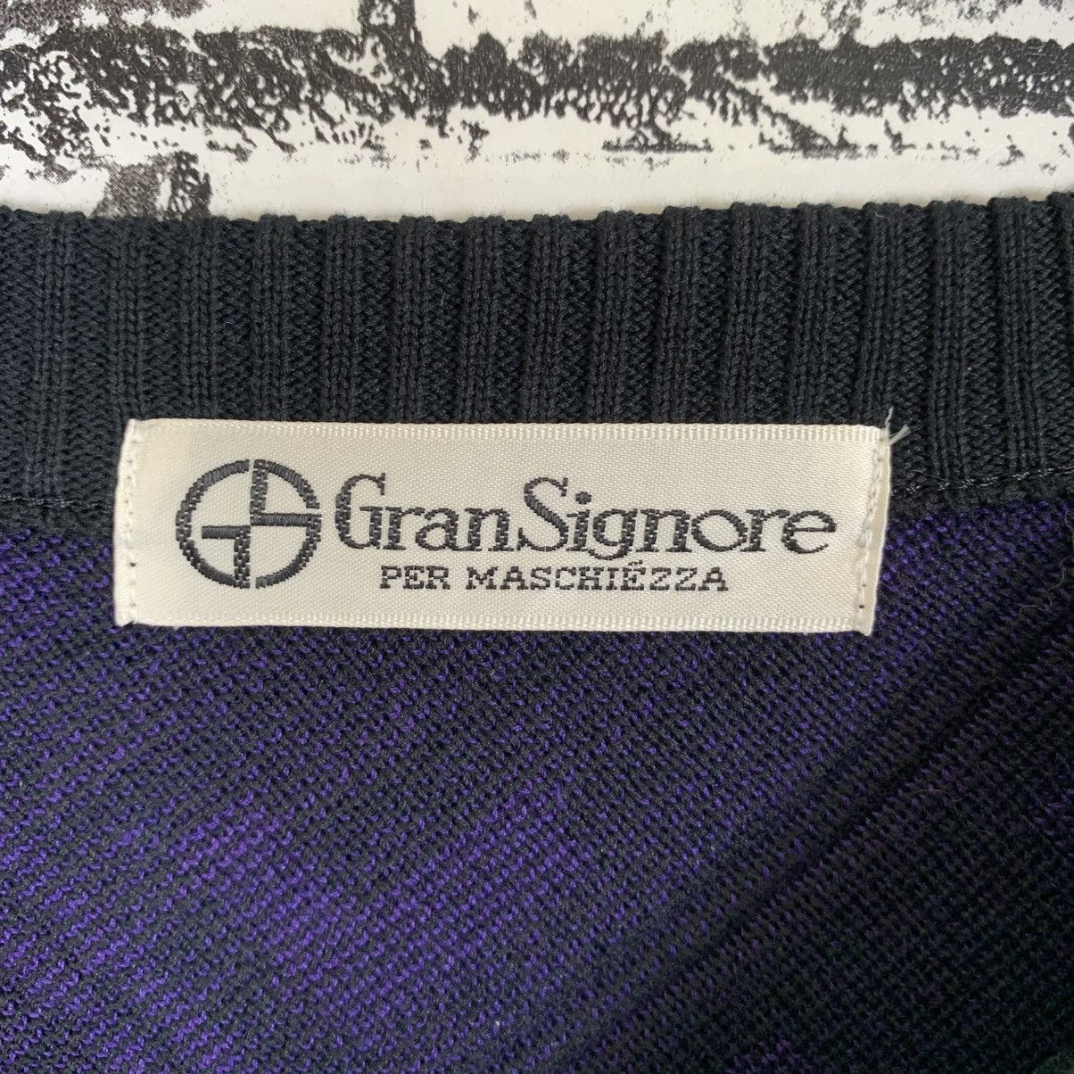 Designer × Japanese Brand × Vintage Japanese Brand Gran Signore Maschiezza Sweatshirt Crewneck Size L / US 10 / IT 46 - 7 Thumbnail