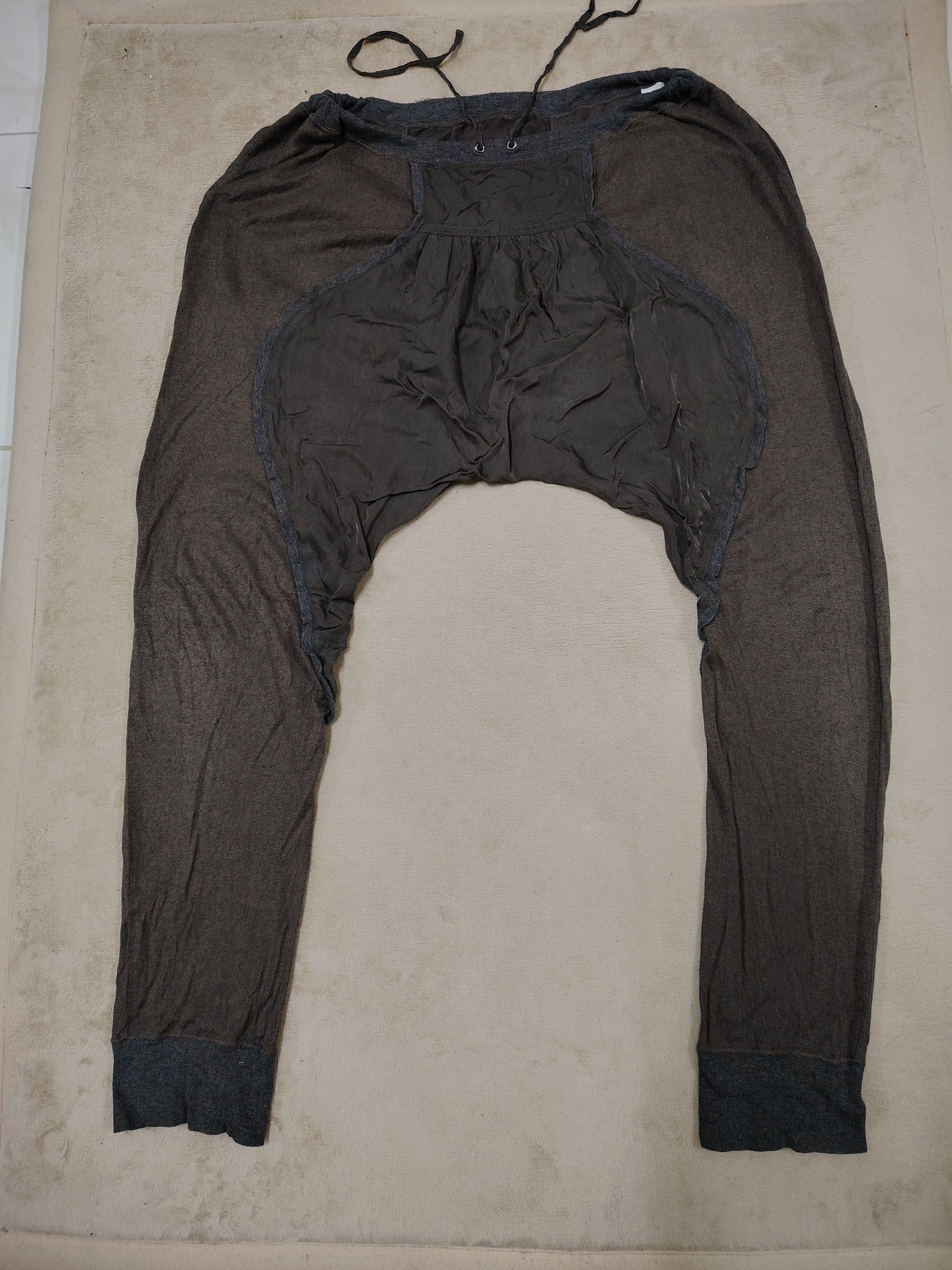 Issey Miyake Tsumori Chisato Drawstring Drop Crotch Harem Pant Size 26" / US 2 / IT 38 - 1 Thumbnail