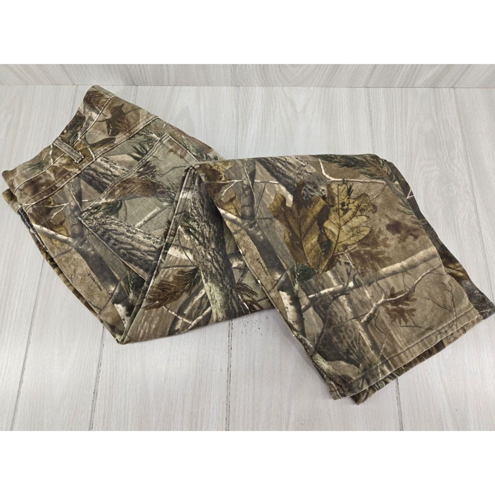 Realtree VINTAGE Realtree Jeans Men's 38x30 Camouflage Double Knee Denim Size US 38 / EU 54 - 4 Thumbnail