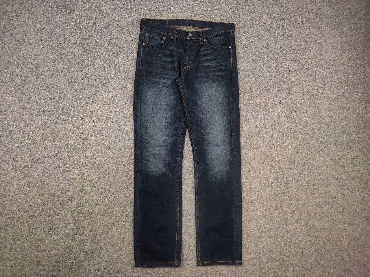 Levi's Levis 511 Faded Denim dark wash Slim Fit jeans Vintage Style Size US 32 / EU 48 - 3 Thumbnail