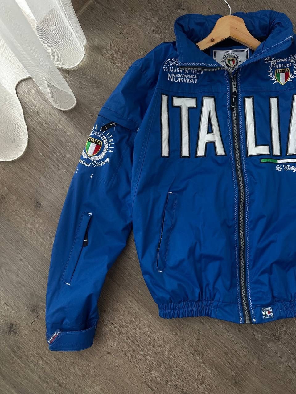 Japanese Brand × Polo Ralph Lauren × Vintage Vintage Polo Ralph Lauren Style ITALIA 10 Blue Jacket Size US M / EU 48-50 / 2 - 10 Thumbnail