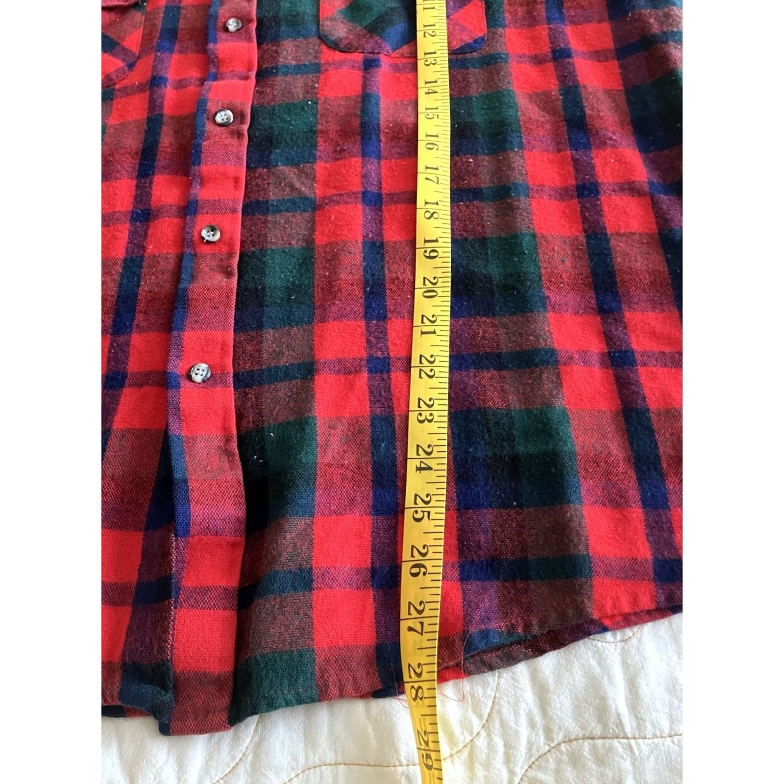 Vintage Northwest Territory Shirt Mens L Flannel Red Green Plaid Long Sleeve Button Up Size US L / EU 52-54 / 3 - 6 Thumbnail