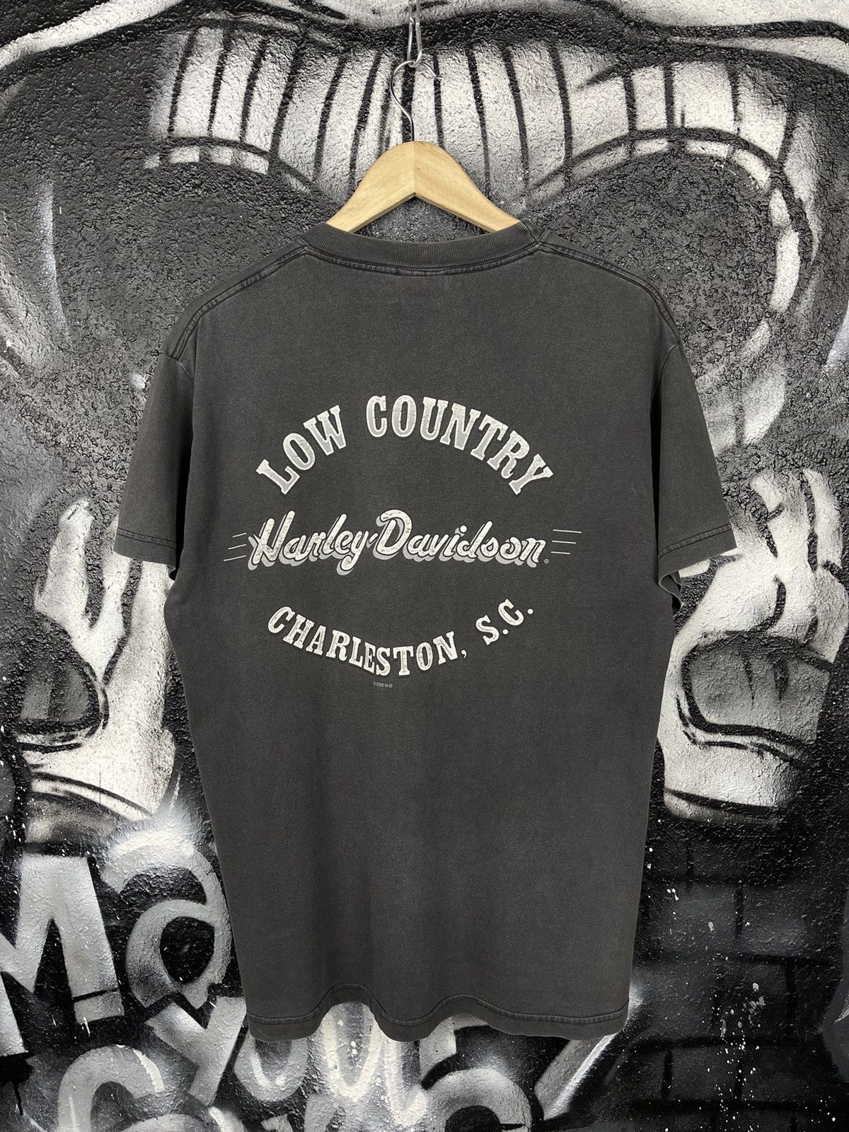 Harley Davidson Harley Davidson Hanes Fearless And Proud Vintage T-Shirt Size M Made In USA Size US M / EU 48-50 / 2 - 7 Thumbnail