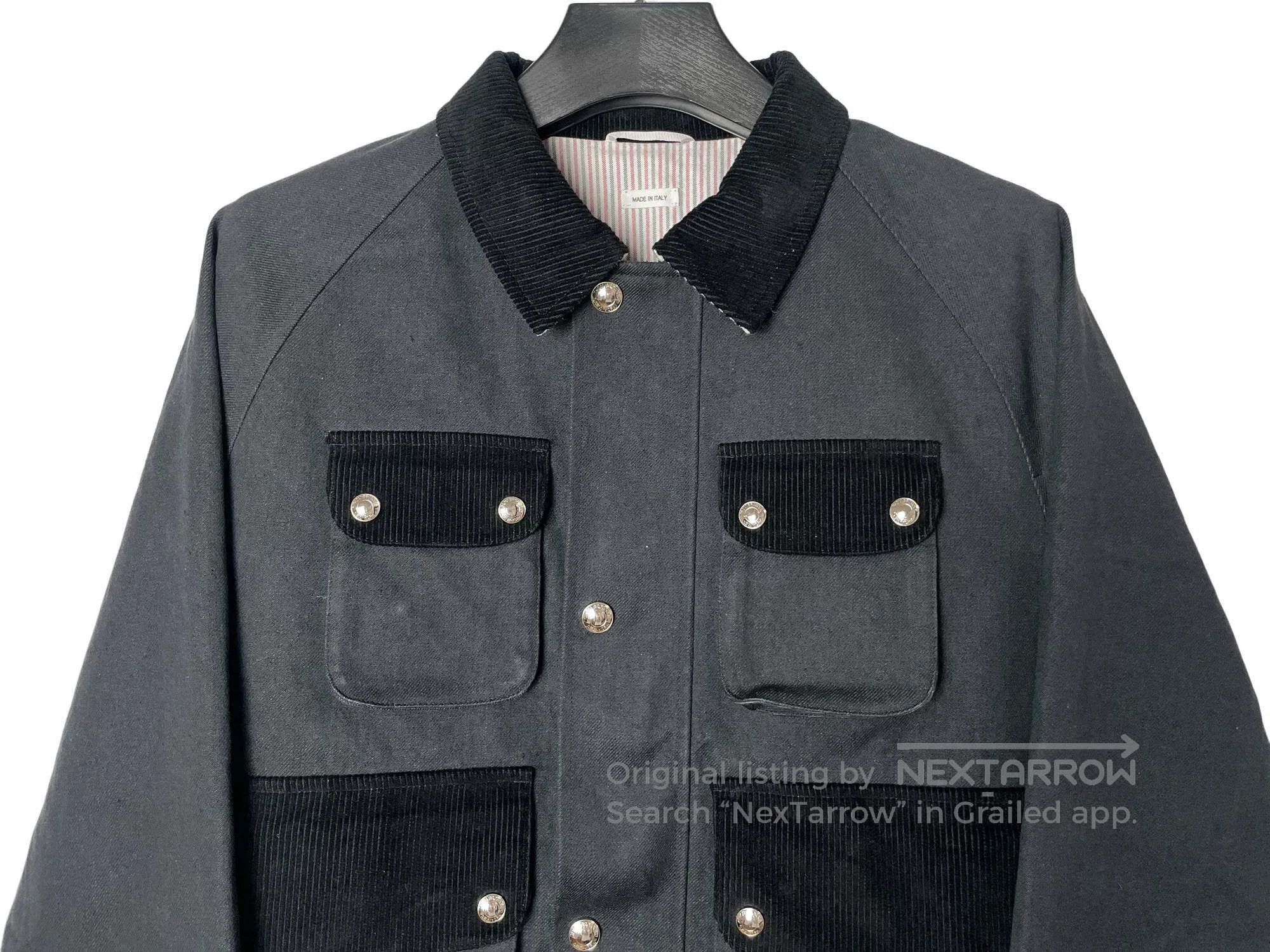 Thom Browne Thom Browne Corduroy Four Pocket Cargo Hunting Jacket Size US L / EU 52-54 / 3 - 3 Thumbnail
