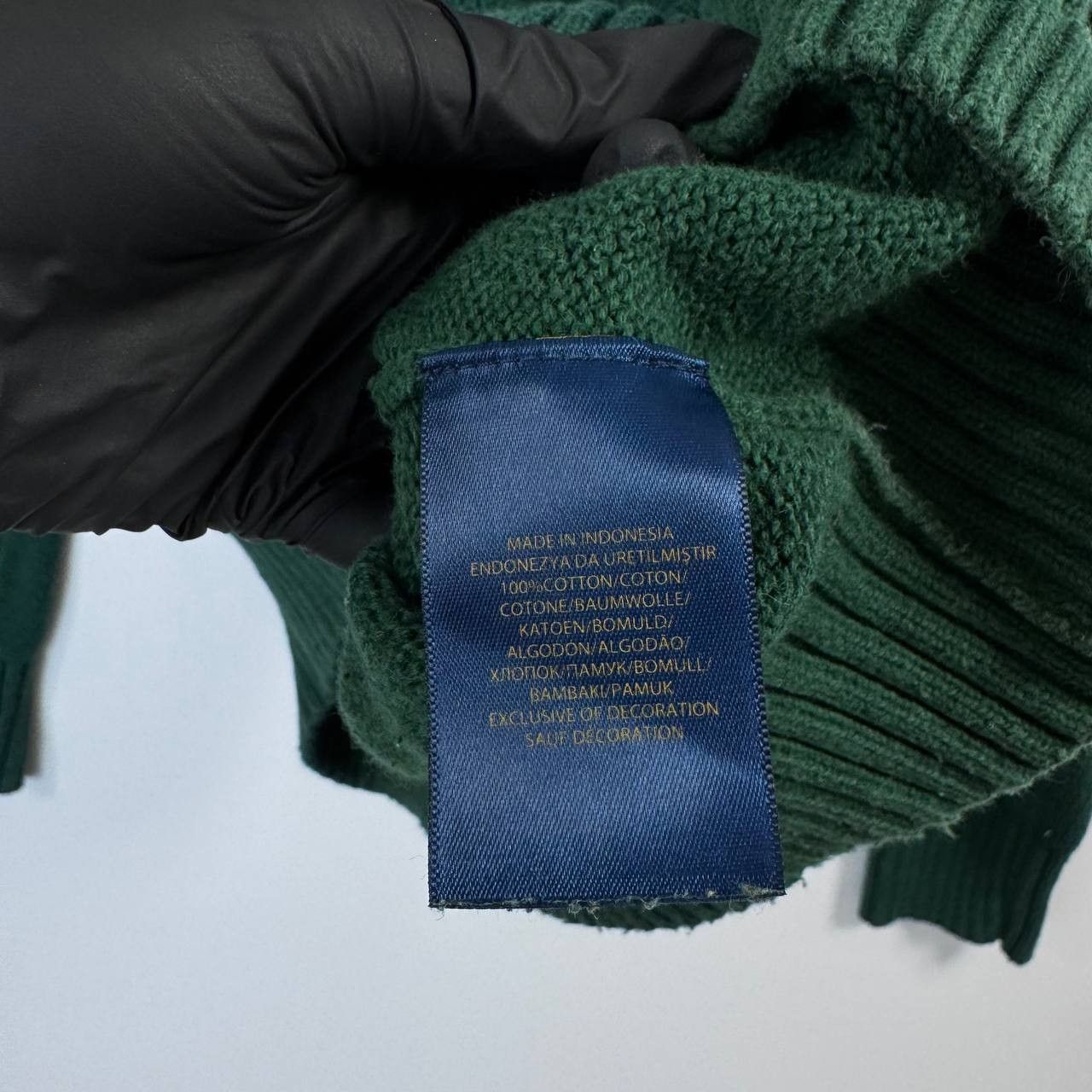 Polo Ralph Lauren Polo Ralph Lauren Sweater Green Crew Neck Cotton Knit Mens M Size US M / EU 48-50 / 2 - 7 Thumbnail