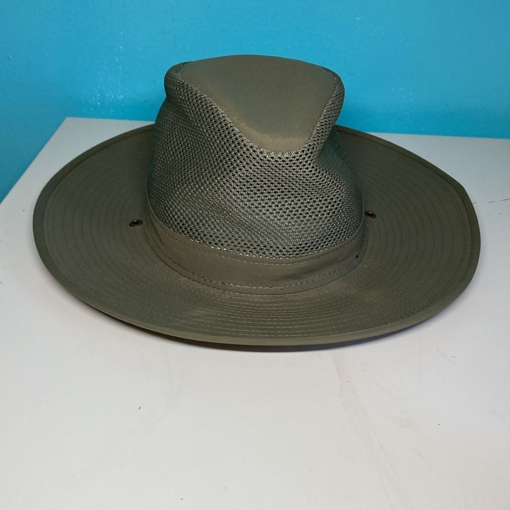 Herschel Supply Co. Green Mesh Pathfinder Henschel Hat Size Small Made in USA SP Size ONE SIZE - 7 Thumbnail