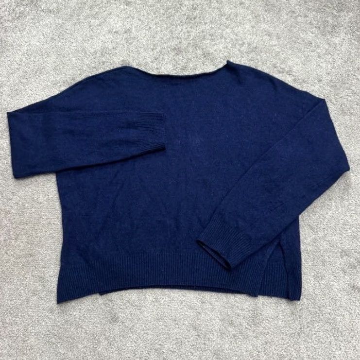 Vintage VINTAGE Subdueb Wool Blend Pullover Sweater Women Medium Blue Knit Casual Fall Spring Winter Size M / US 6-8 / IT 42-44 - 2 Thumbnail