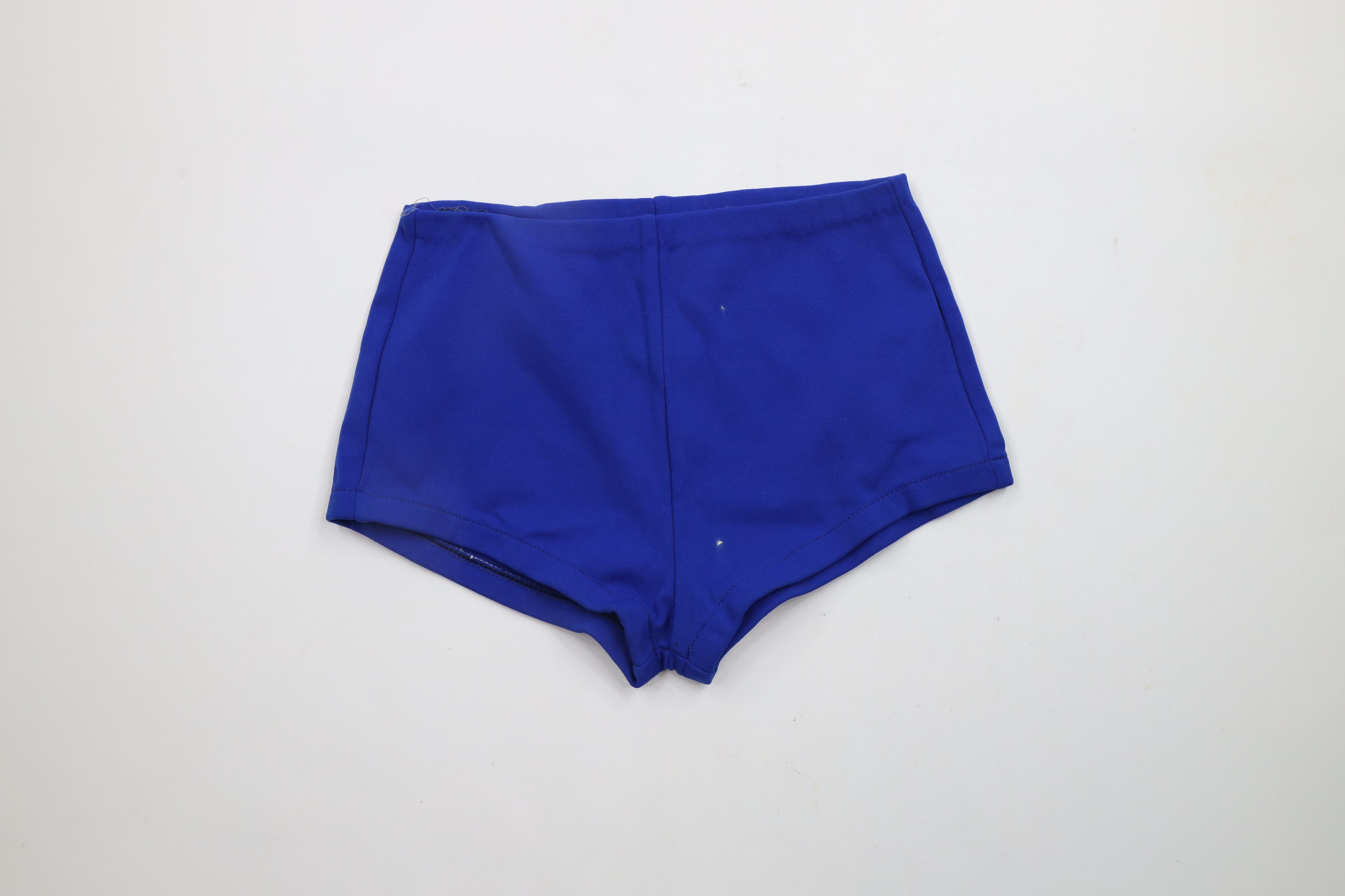 Vintage Vintage 50s 60s Pool Swim Suit Briefs Blue Polyester USA Size US 38 / EU 54 - 1 Thumbnail