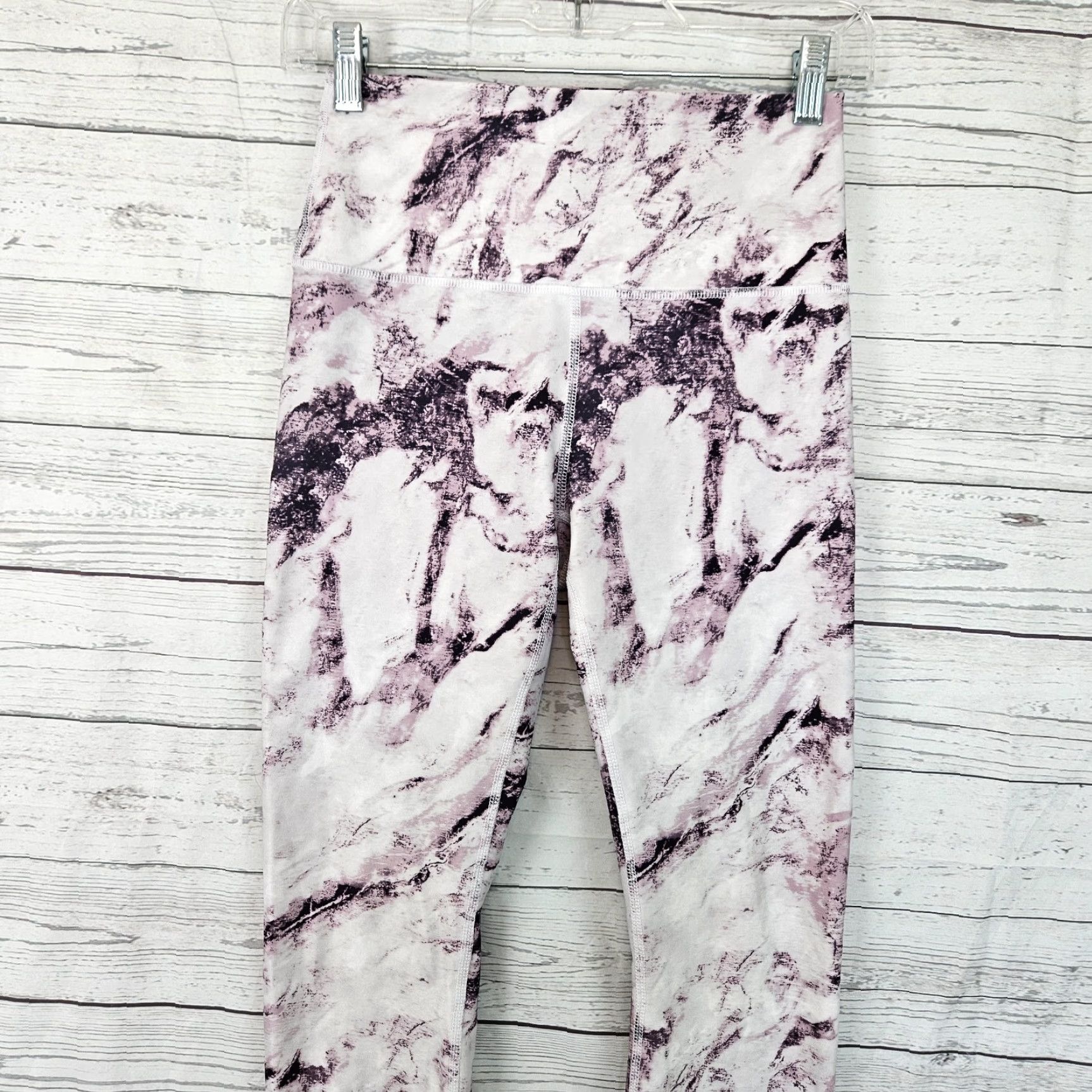 Wildfox Wildfox Leggings Womens Sz Medium Purple White High Rise Size 32" / US 10 / IT 46 - 2 Thumbnail