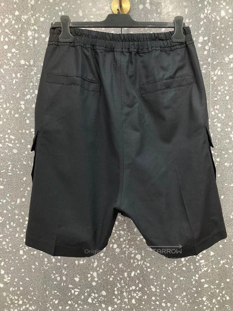 Rick Owens Rick Owens Men's Black Ripstop Pocket Shorts. Size US 44 / EU 60 - 6 Thumbnail