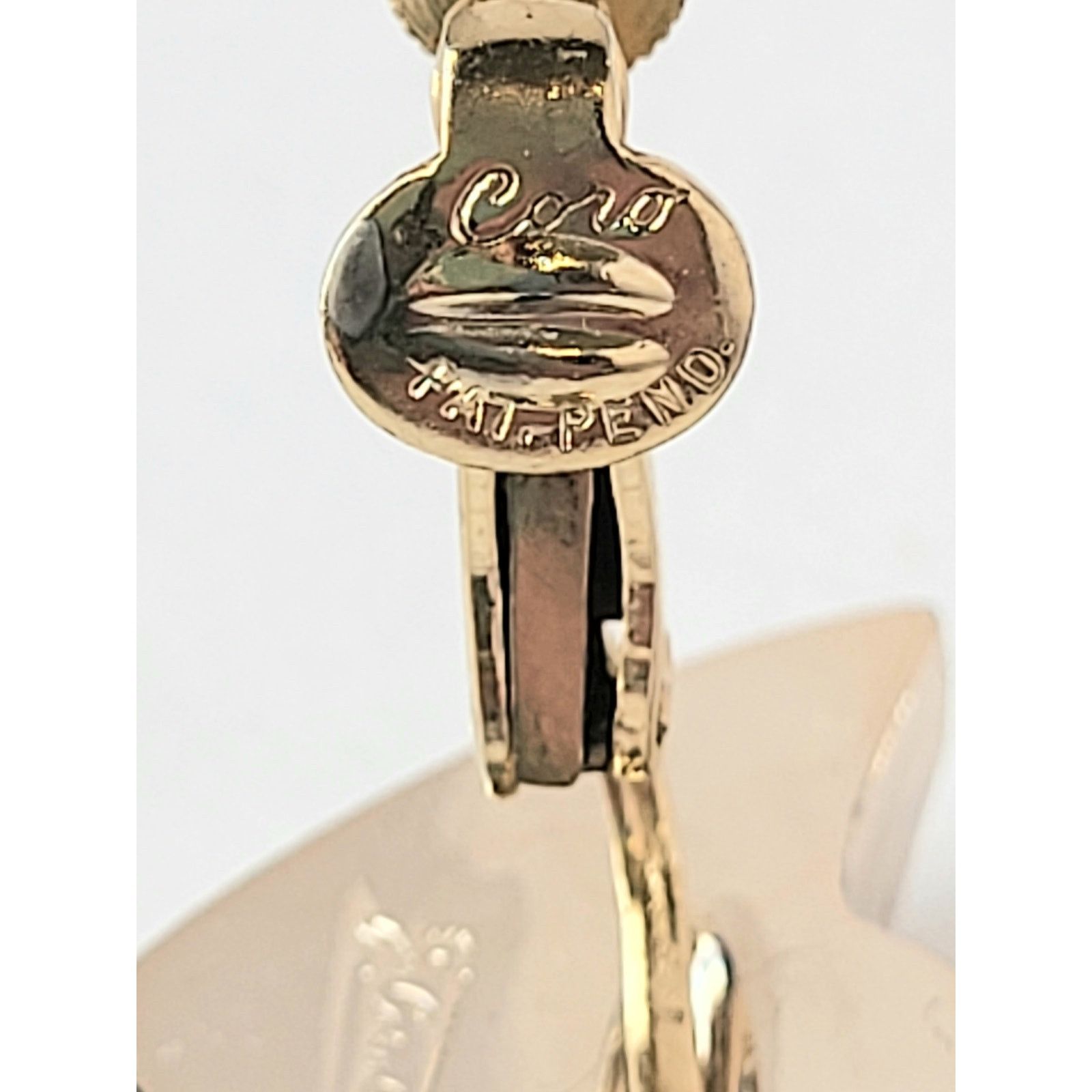 Other Vintage Pegasus Coro Earrings Art Deco MCM Signed Corolite Size ONE SIZE - 7 Thumbnail