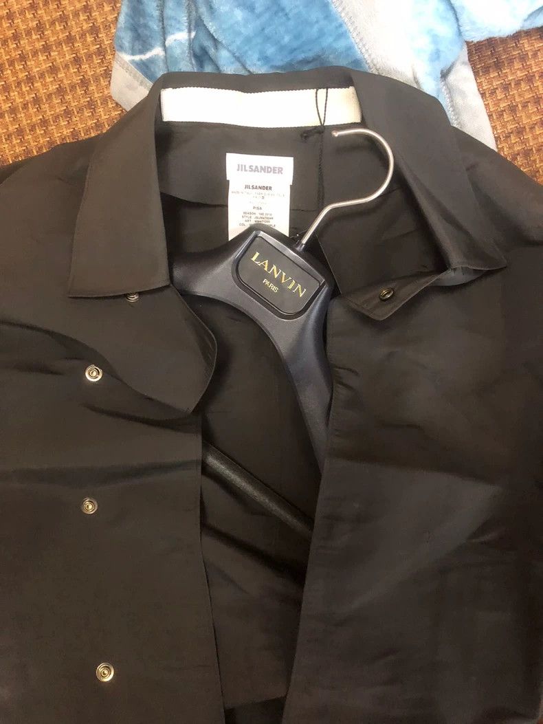 Jil Sander Jil Sander silk blend coat trench coat Size M / US 6-8 / IT 42-44 - 6 Thumbnail