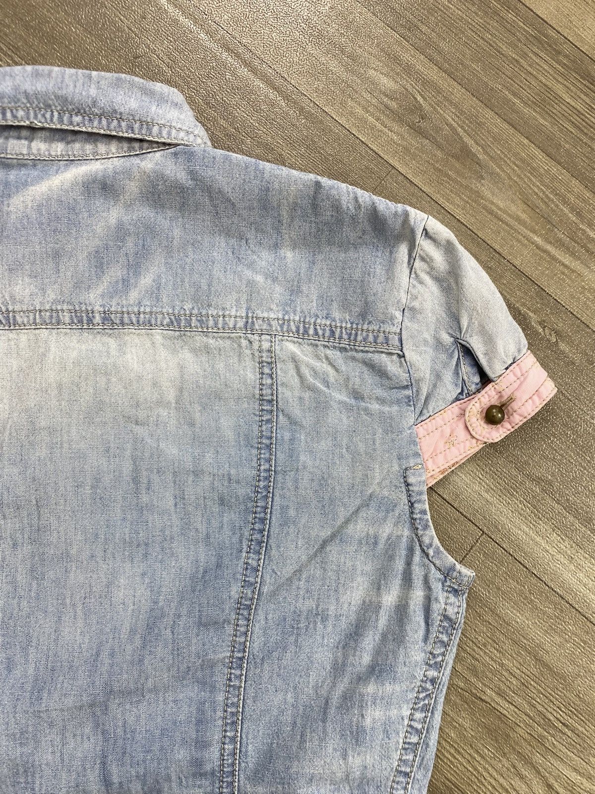 Dolce & Gabbana Luxury Dolce & Gabbana Denim Western Shirt Size XS / US 0-2 / IT 36-38 - 13 Thumbnail