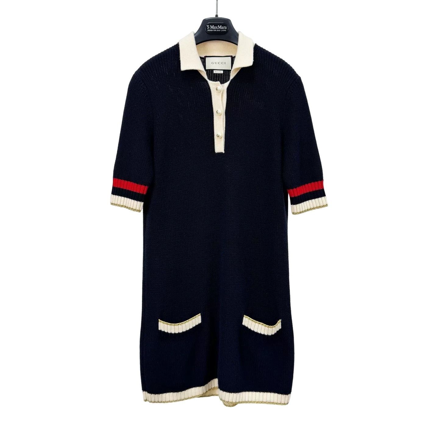 Gucci Gucci Pearl Button Knit Mini Dress XS Size XS / US 0-2 / IT 36-38 - 1 Thumbnail