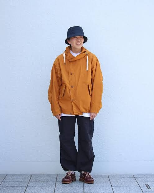 F/W 2023 Nanamica Mustard Yellow Hooded Jacket, Men's — image 2 of 6