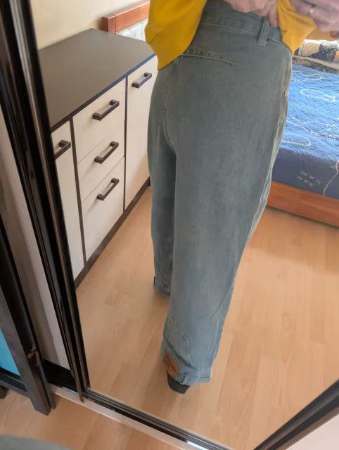 Japanese Brand Retro Baggy High Waisted Reversible Jeans Size 28" / US 6 / IT 42 - 4 Thumbnail