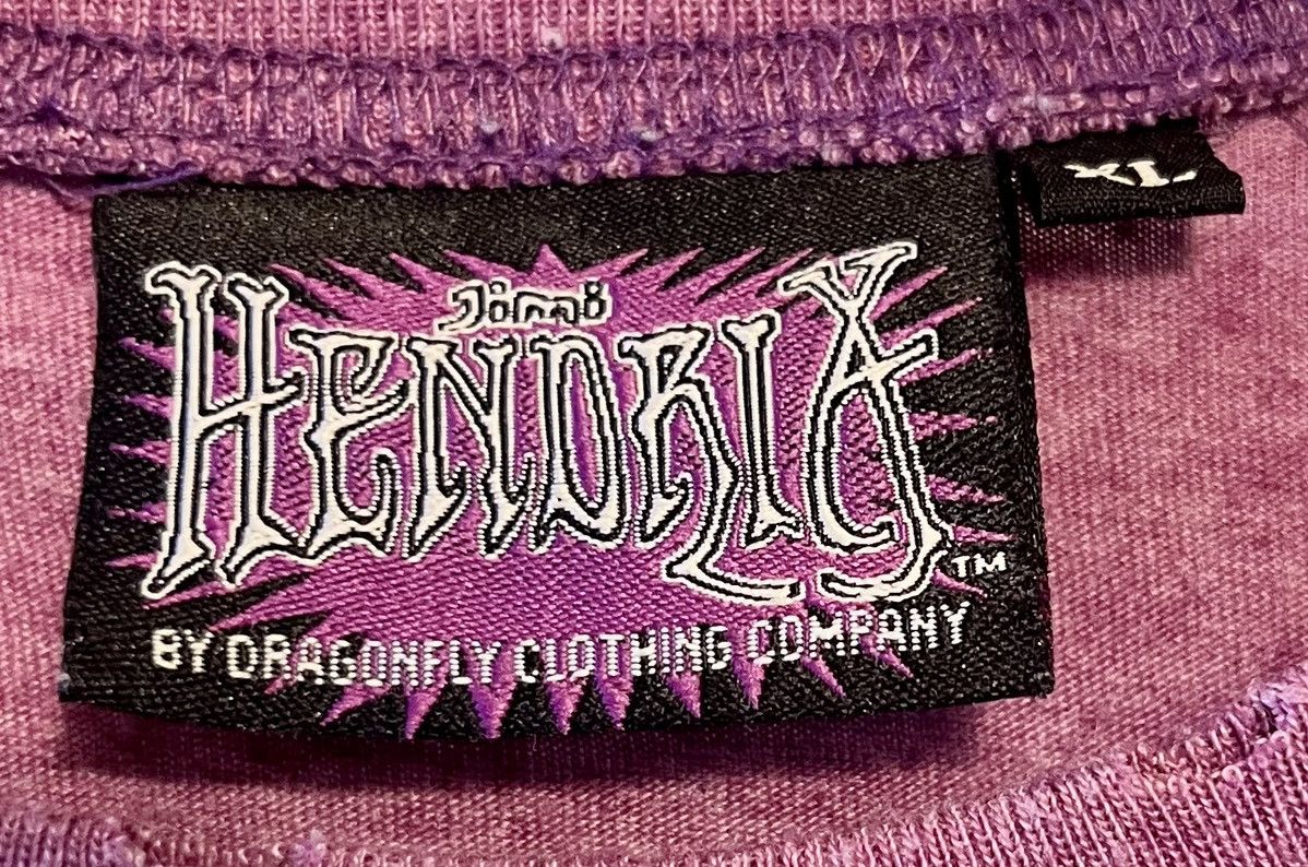 Dragonfly × Jimi Hendrix × Vintage Authentic Jimi Hendrix by Dragonfly Clothing Company tee XL Size US XL / EU 56 / 4 - 4 Thumbnail