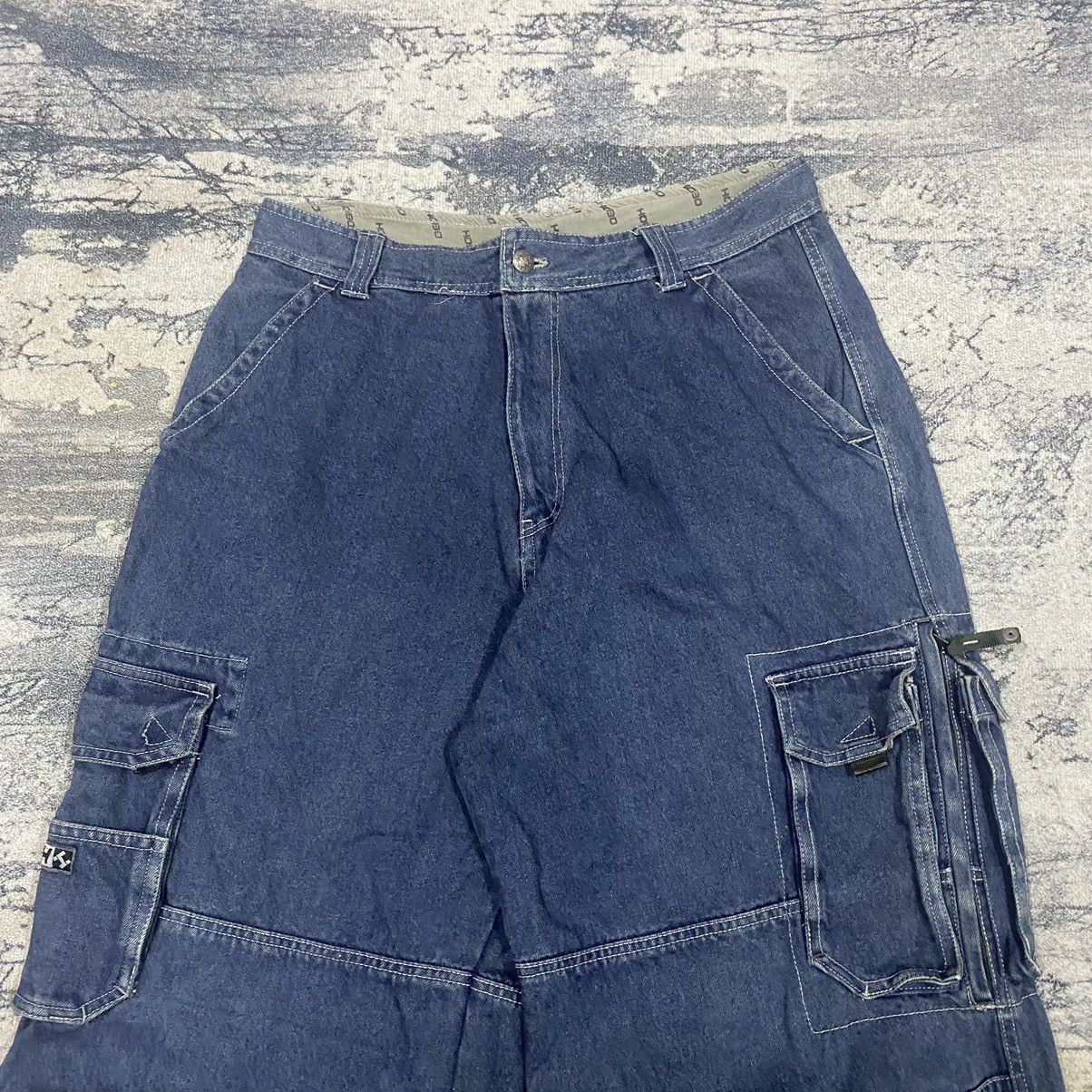 JNCO × Japanese Brand × Vintage Vintage Japan Jnco Inspire Baggy Hobo Denim Cargo Pant Size US 34 / EU 50 - 4 Thumbnail