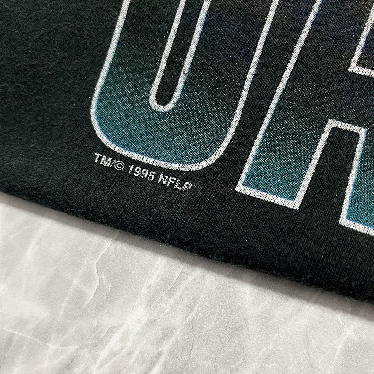 NFL × Salem Sportswear × Vintage VTG 90s JACKSONVILLE JAGUARS 1995 T-SHIRT MADE IN USA Size US XL / EU 56 / 4 - 3 Thumbnail