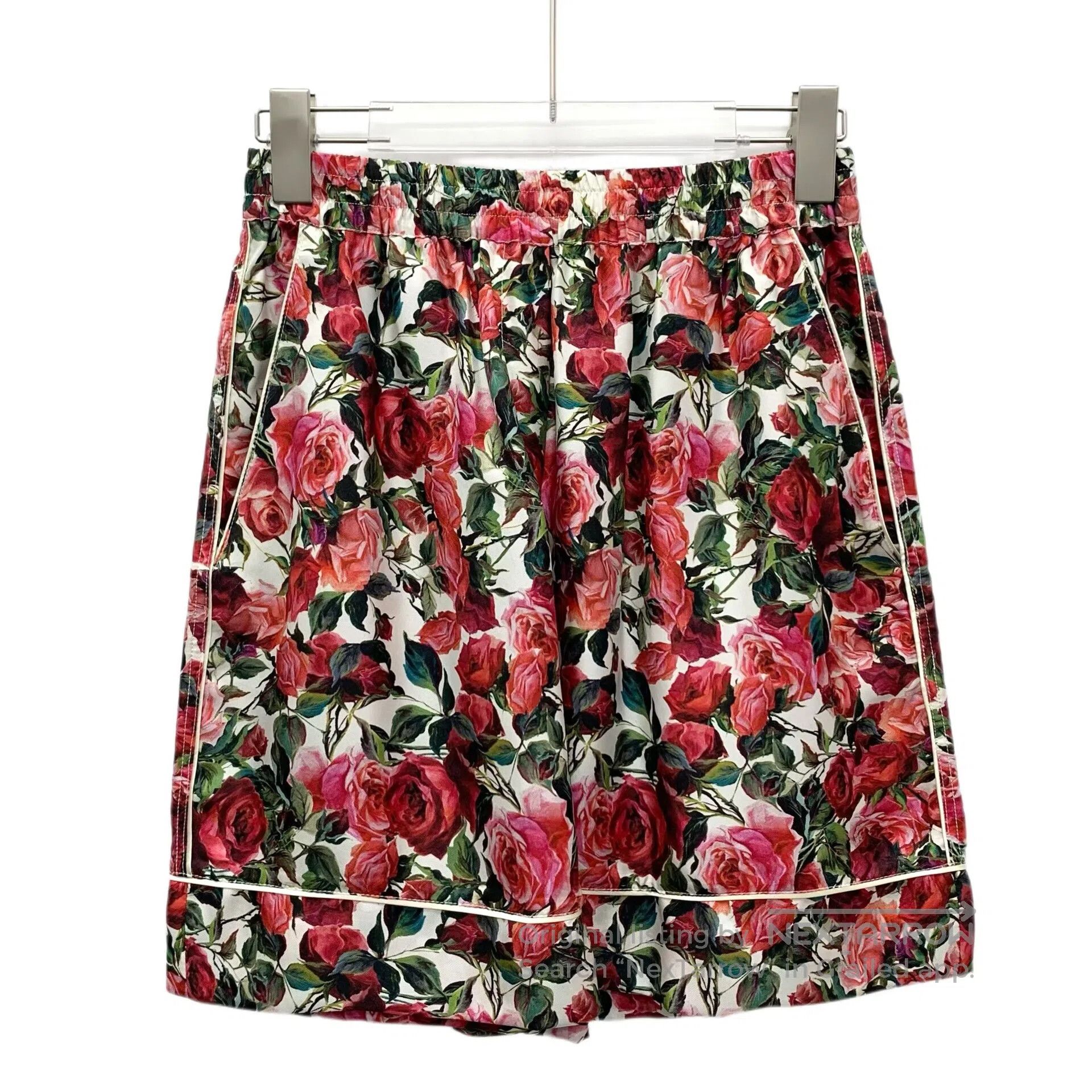 Dolce & Gabbana Dolce Gabbana Color block rose flower full print mulberry Size US 38 / EU 54 - 1 Thumbnail