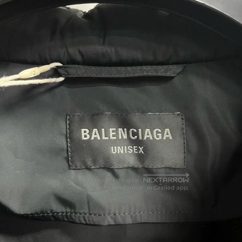 Balenciaga Balenciaga Black Logo Print Button Jacket. Size US S / EU 44-46 / 1 - 3 Thumbnail