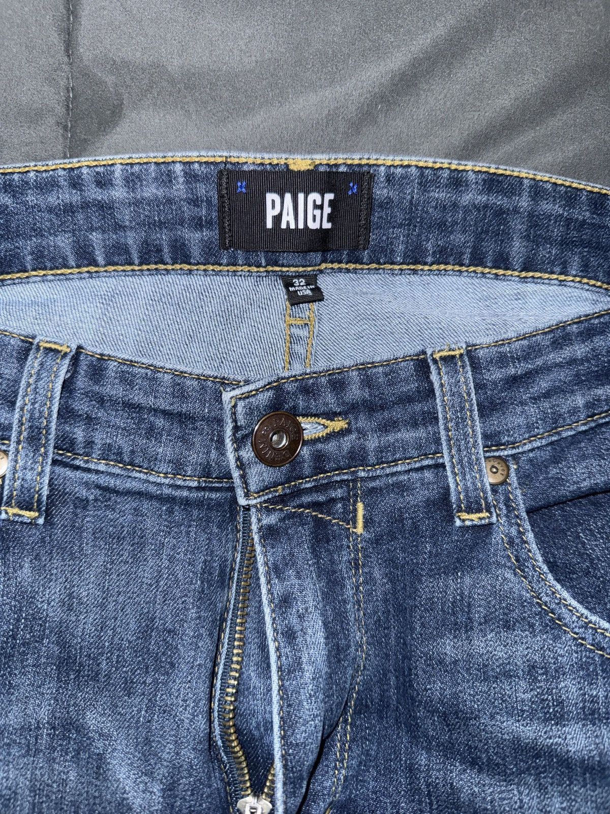 Paige Paige Slim Fit Jeans 32 Size US 32 / EU 48 - 1 Thumbnail