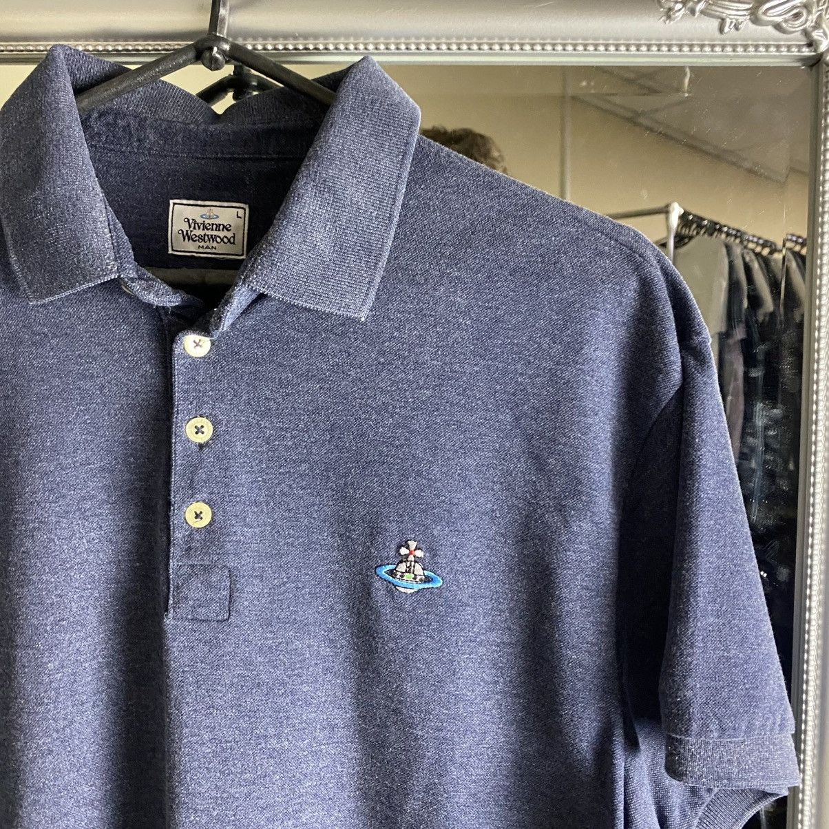 Vivienne Westwood Vintage Vivienne Westwood polo shirt rare Size US L / EU 52-54 / 3 - 3 Thumbnail