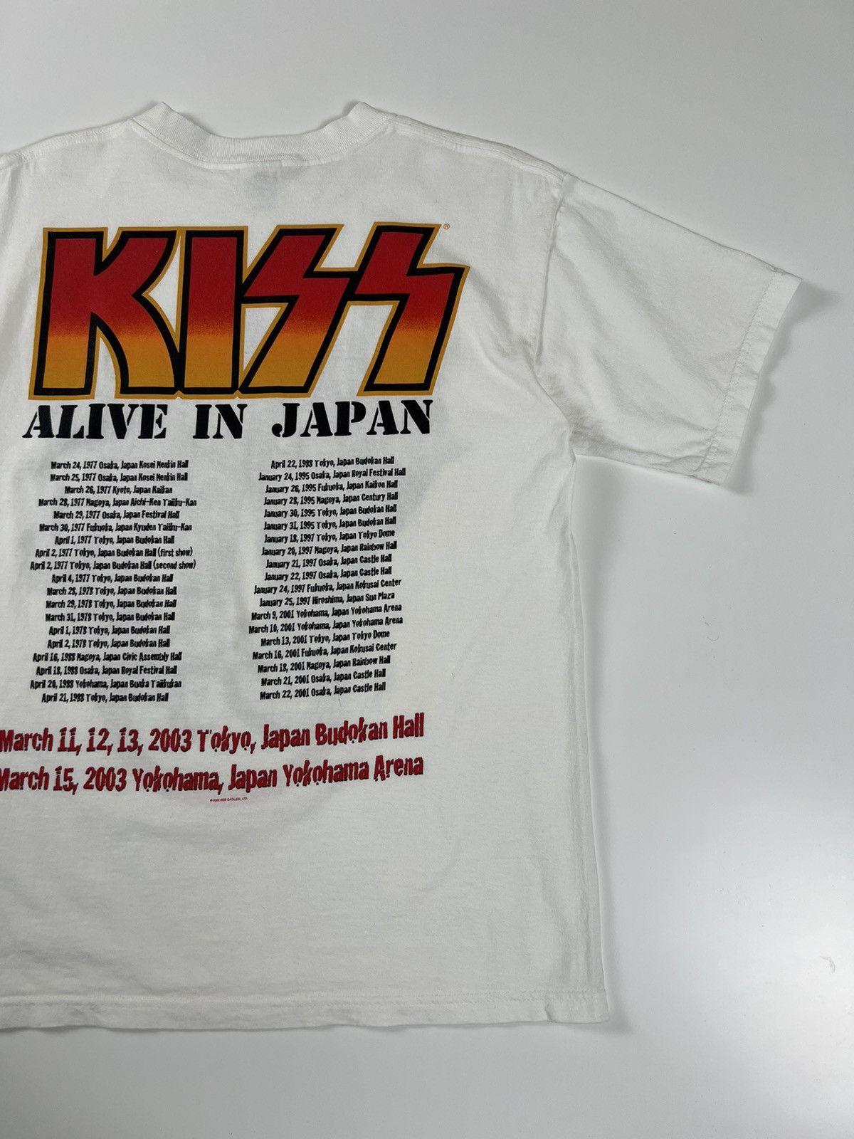 Anvil × Band Tees × KISS Kiss Tour Alive In Japan 2003 Tee Size US M / EU 48-50 / 2 - 7 Thumbnail