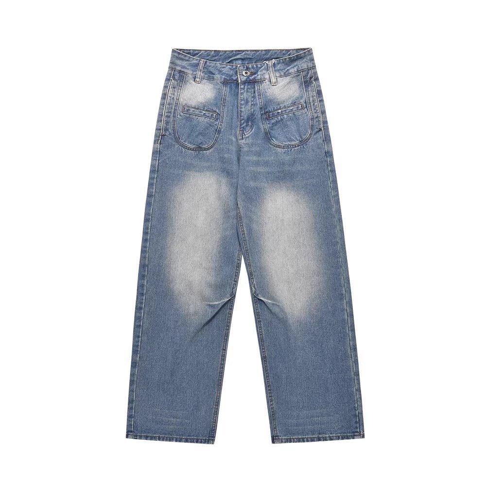 Japanese Brand × Jean Men's high street loose casual gradient jeans Size US 32 / EU 48 - 1 Thumbnail