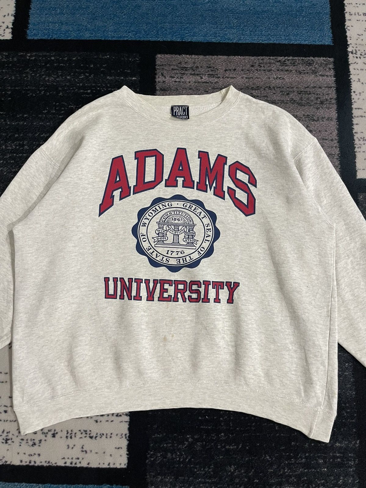 Vintage Vintage University Adams Sweatshirt Size US XL / EU 56 / 4 - 5 Thumbnail