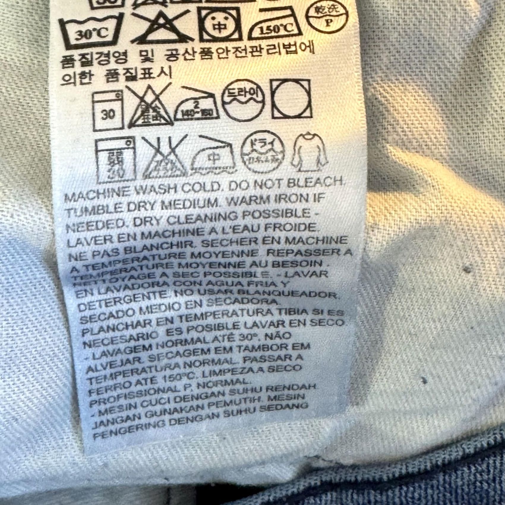 Levi's VINTAGE Levi’s 514 Jeans Mens 36x32 Blue Straight Fit Stretch Denim 5 Pocket Zip Fly Size US 36 / EU 52 - 6 Thumbnail