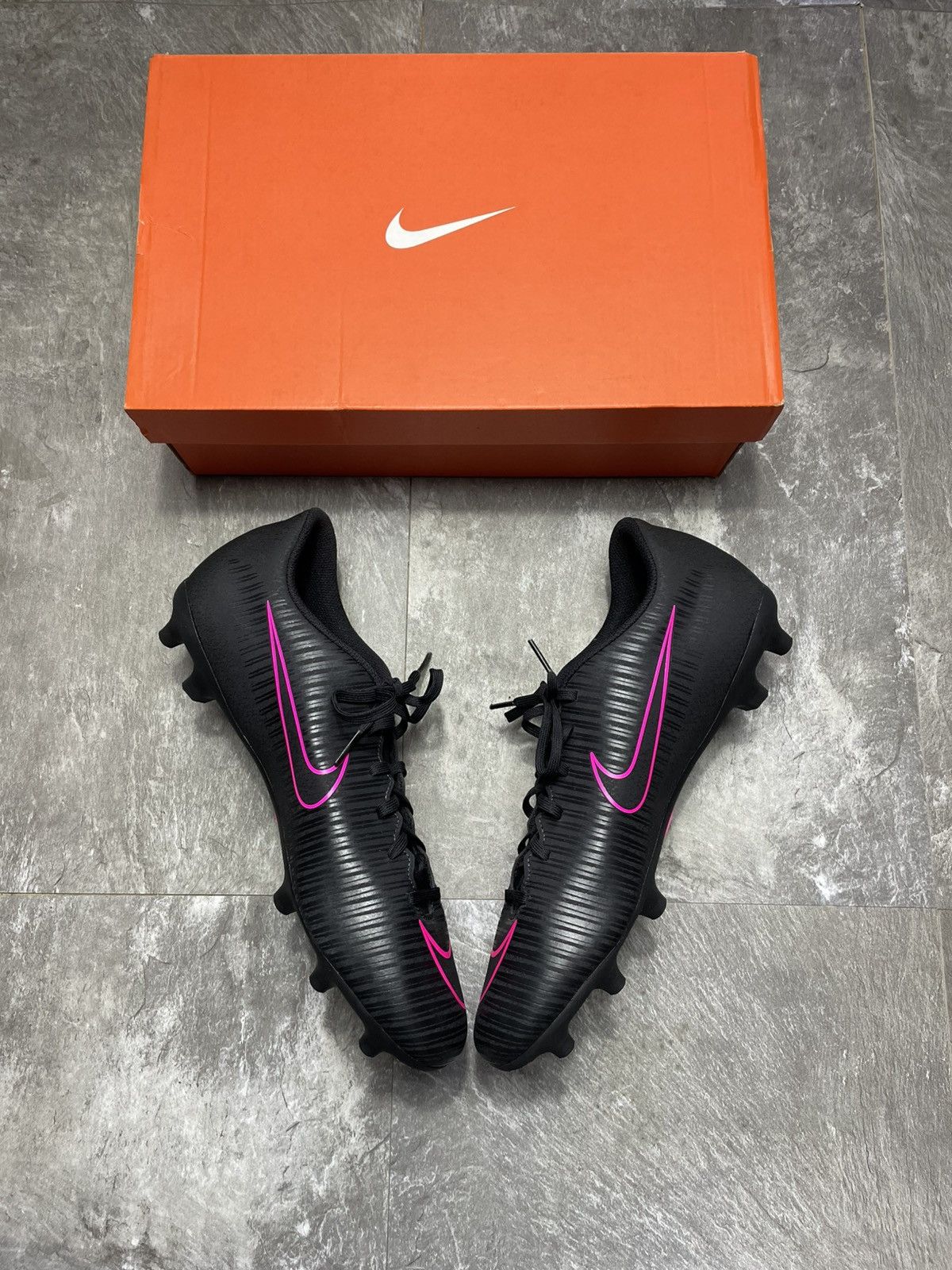Nike New Nike Mercurial Vortex III FG Soccer Cleats Black Pink Size US 11 / EU 44 - 2 Thumbnail