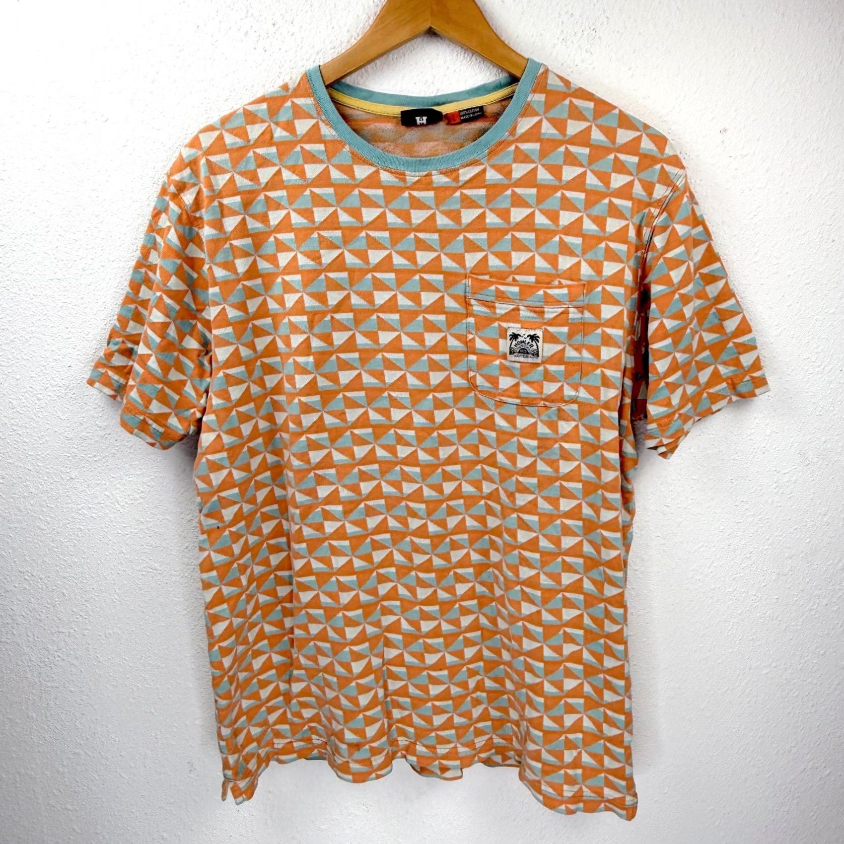 Howler Brothers Howler Brothers T-Shirt Zuma Jacquard Multicolor 100% Cotton Pocket Tee Beach Giants L Men Size US L / EU 52-54 / 3 - 2 Thumbnail