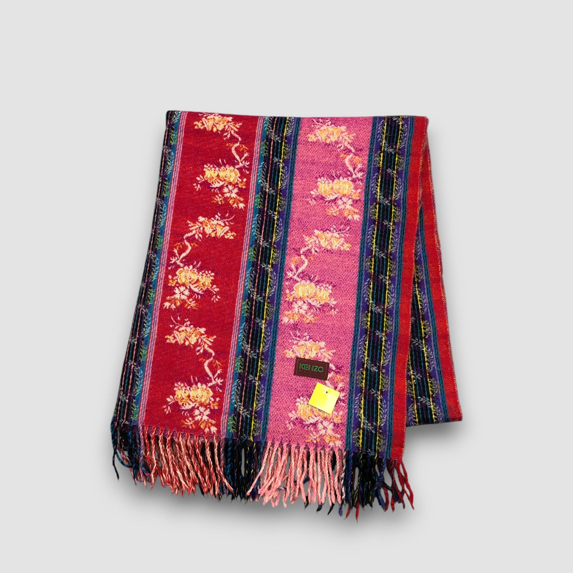 Kenzo Vintage Kenzo Scarf Long Shawl Stoles Wool Scarves. Size ONE SIZE - 5 Thumbnail